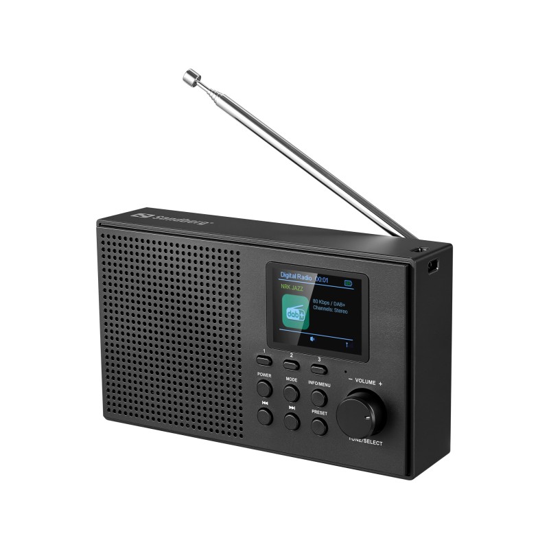 Sandberg Speaker Radio DAB+BT Recharge Sandberg Speaker Radio DAB+BT Recharge